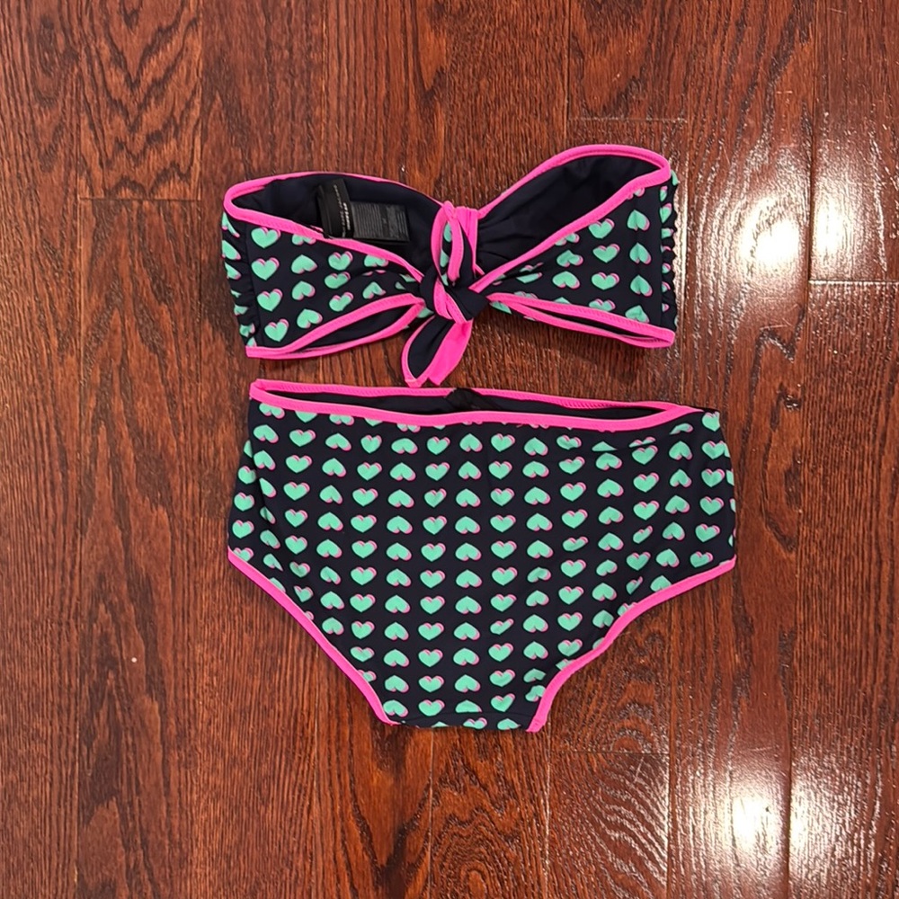 Marc by Marc Jacobs Heart Patterned Swim Set Reversible - Picture 2 of 3